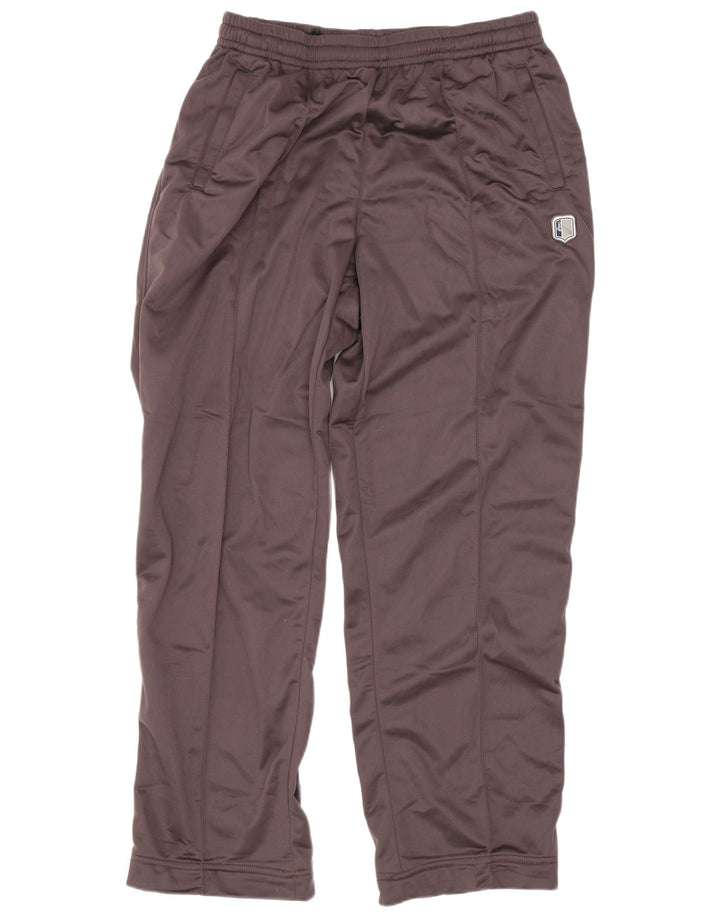 Calças de treino regulares masculinas Asics XL cinza poliéster