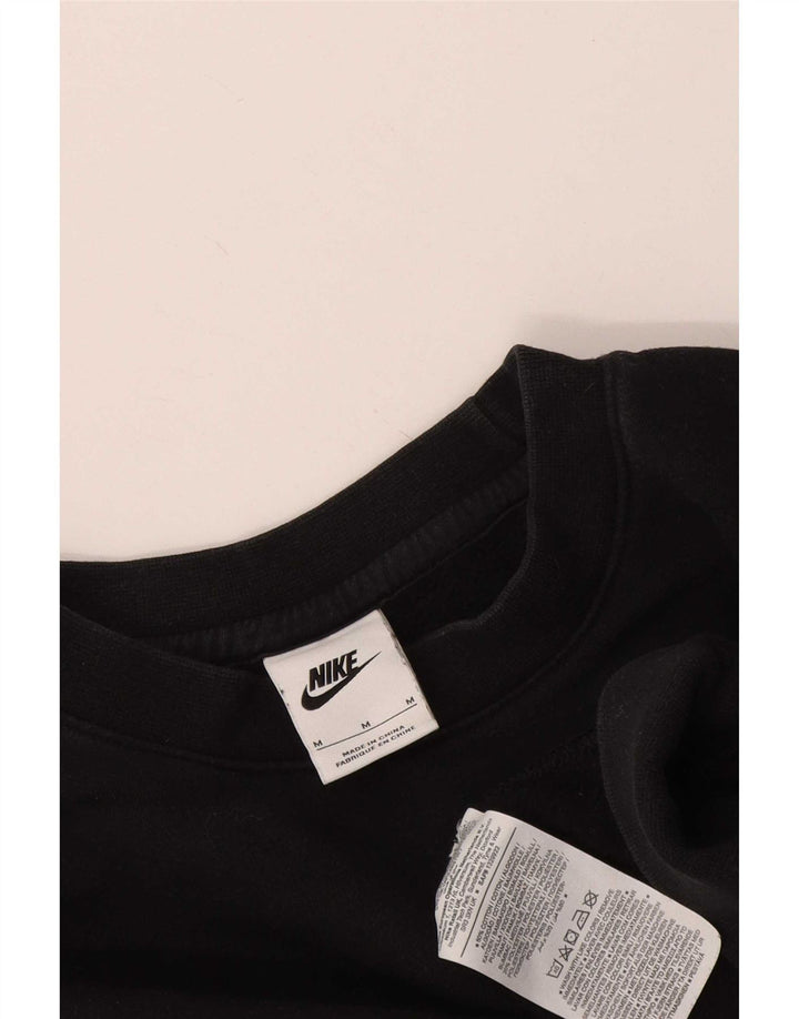 Nike masculino moletom jumper médio algodão preto