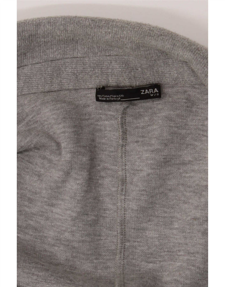 Sobretudo aberto feminino Zara UK 10 pequeno cinza