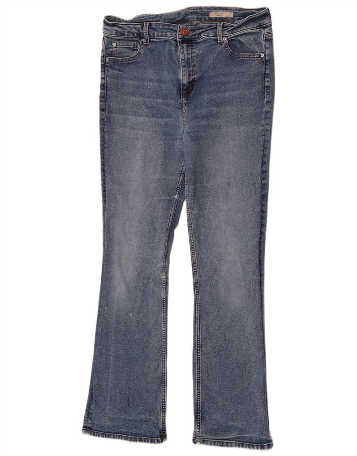 Marks & Spencer Feminino The Eva Bootcut Jeans Reino Unido 16 Grande W34 L30 Azul