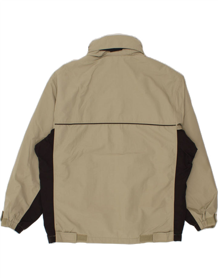 Jaqueta bomber masculina EDDIE BAUER de grandes dimensões Reino Unido 36 pequeno cáqui colorblock