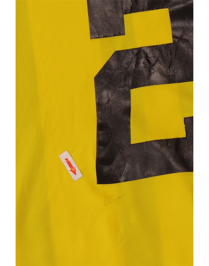 Camiseta Adidas Masculina Aeroready Graphic Top Médio Poliéster Listrado Amarelo
