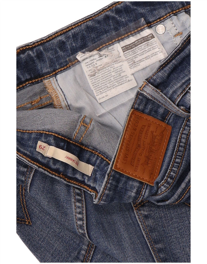 Calça Jeans Levis 711 Skinny W29 L30 Azul Lyocell