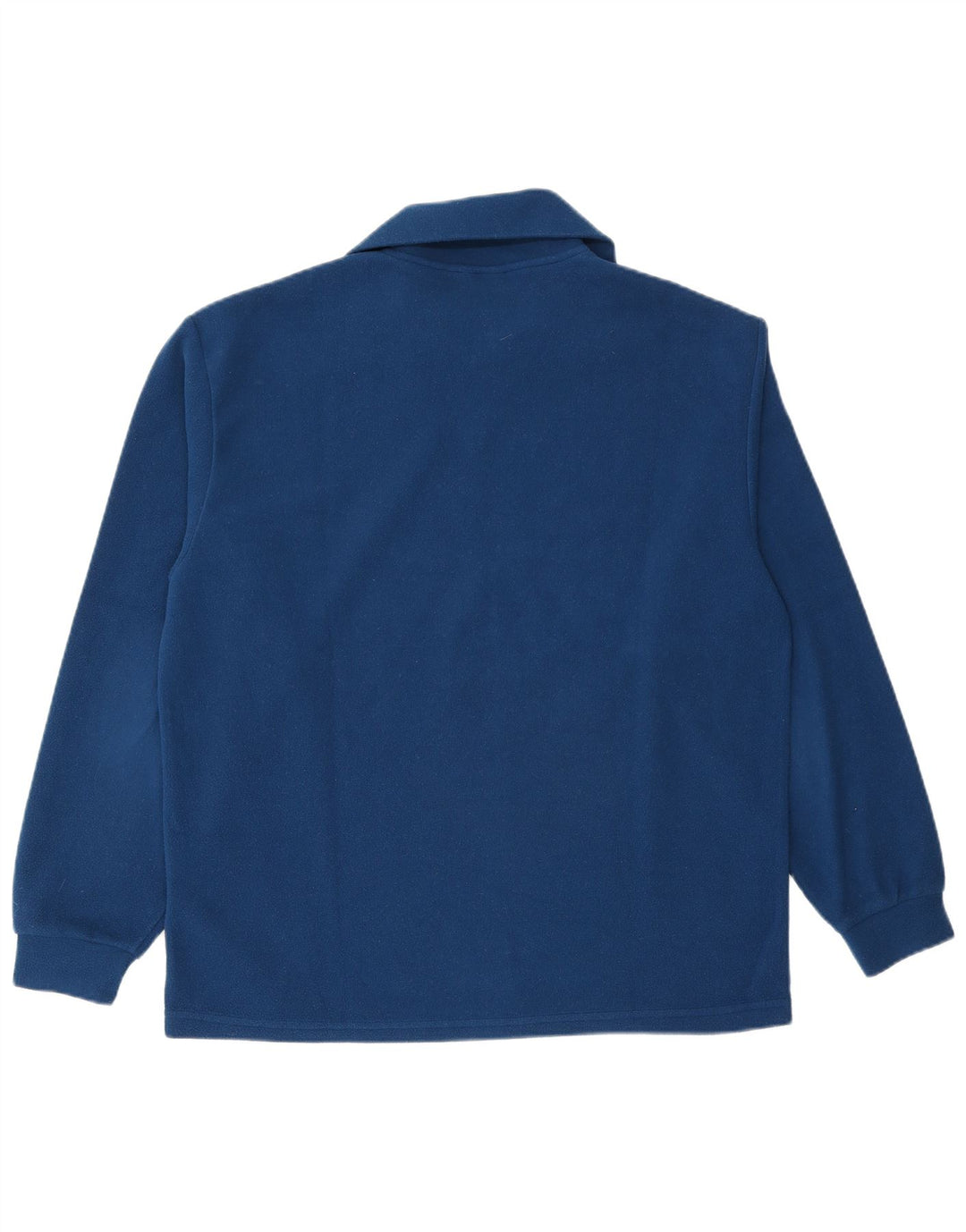 Suéter de lã masculino Invicta com zíper e gola grande poliéster azul