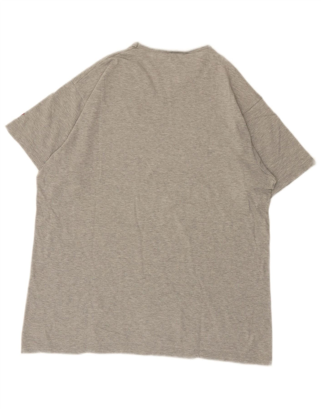 Camiseta masculina Levi's Top cinza médio algodão manchado