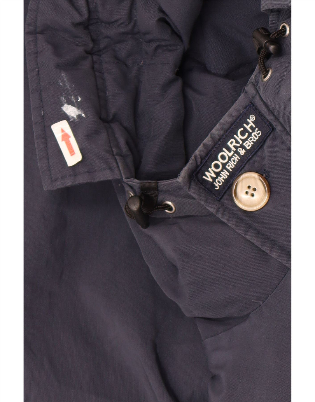Casaco acolchoado com capuz Woolrich Boys 9-10 anos azul marinho