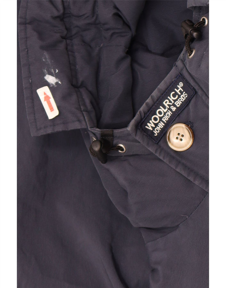 Casaco acolchoado com capuz Woolrich Boys 9-10 anos azul marinho