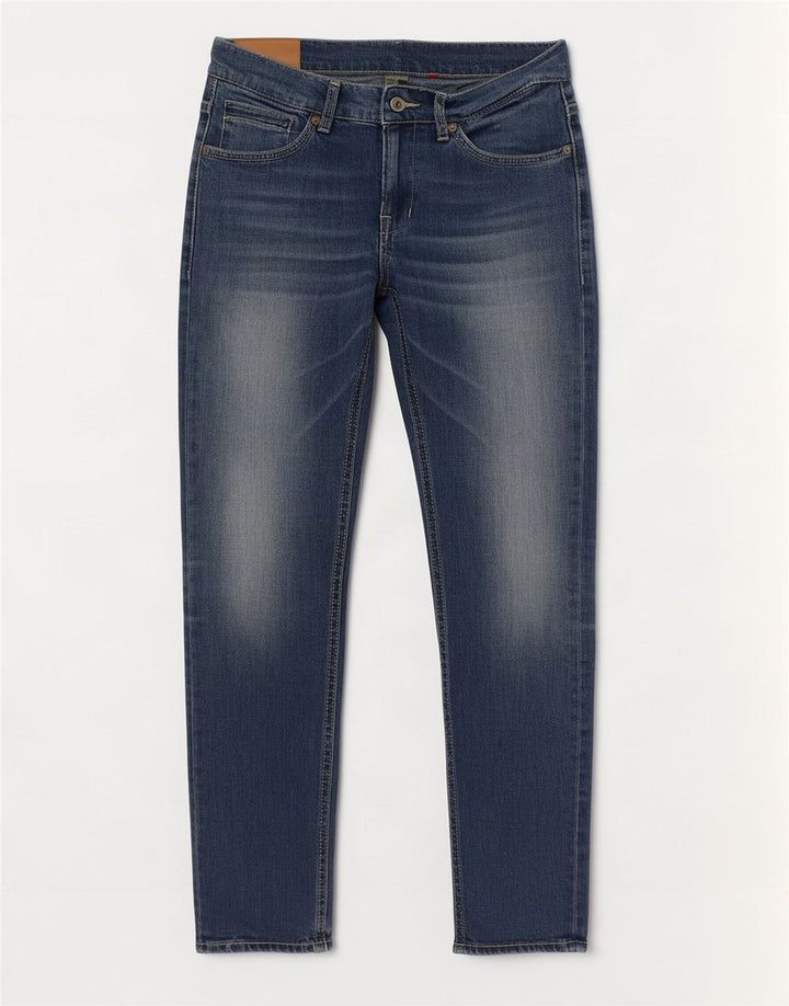 Dondup Jeans Slim Feminino W33 L32 Azul Algodão