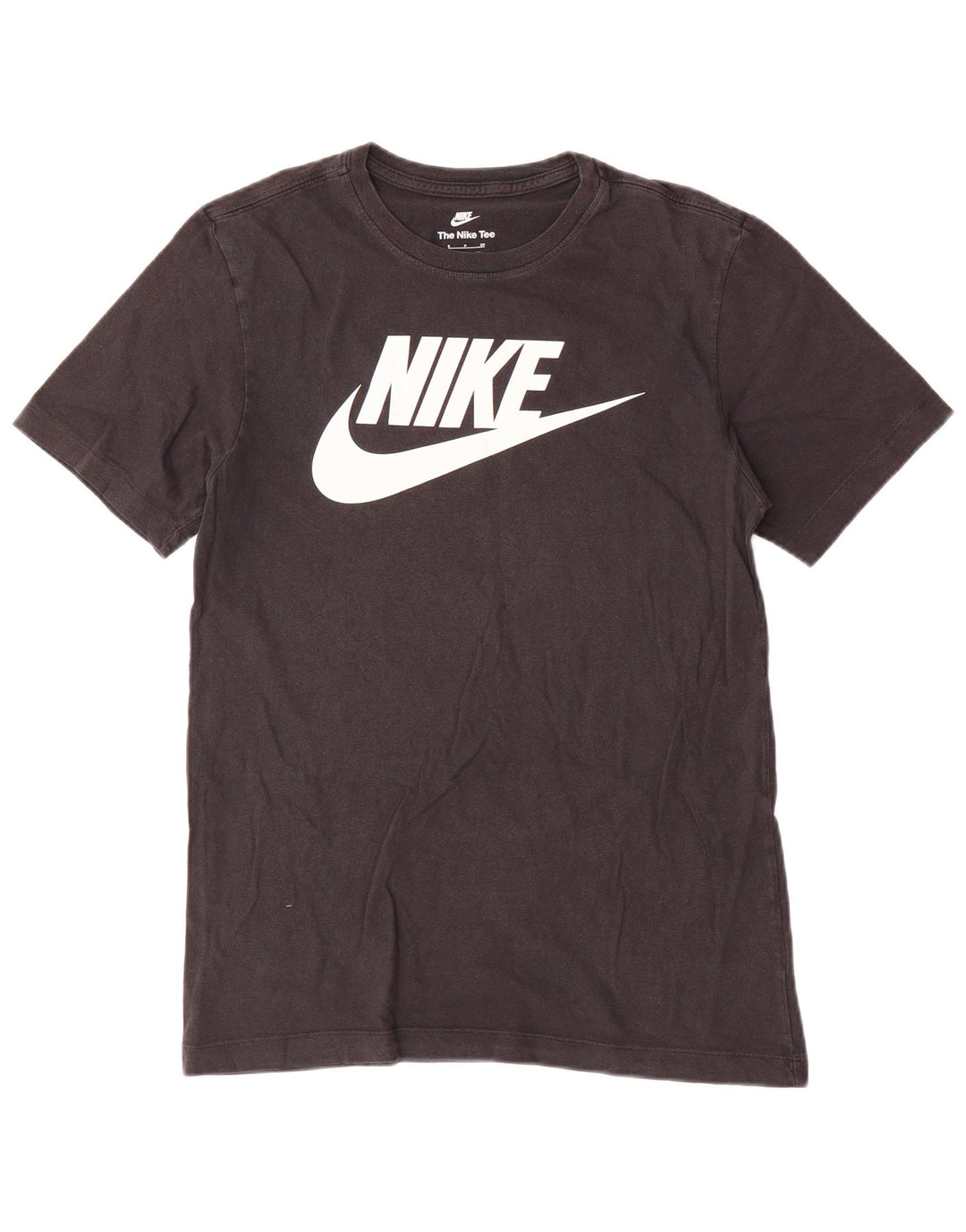 Camiseta Nike masculina gráfica top pequeno algodão preto