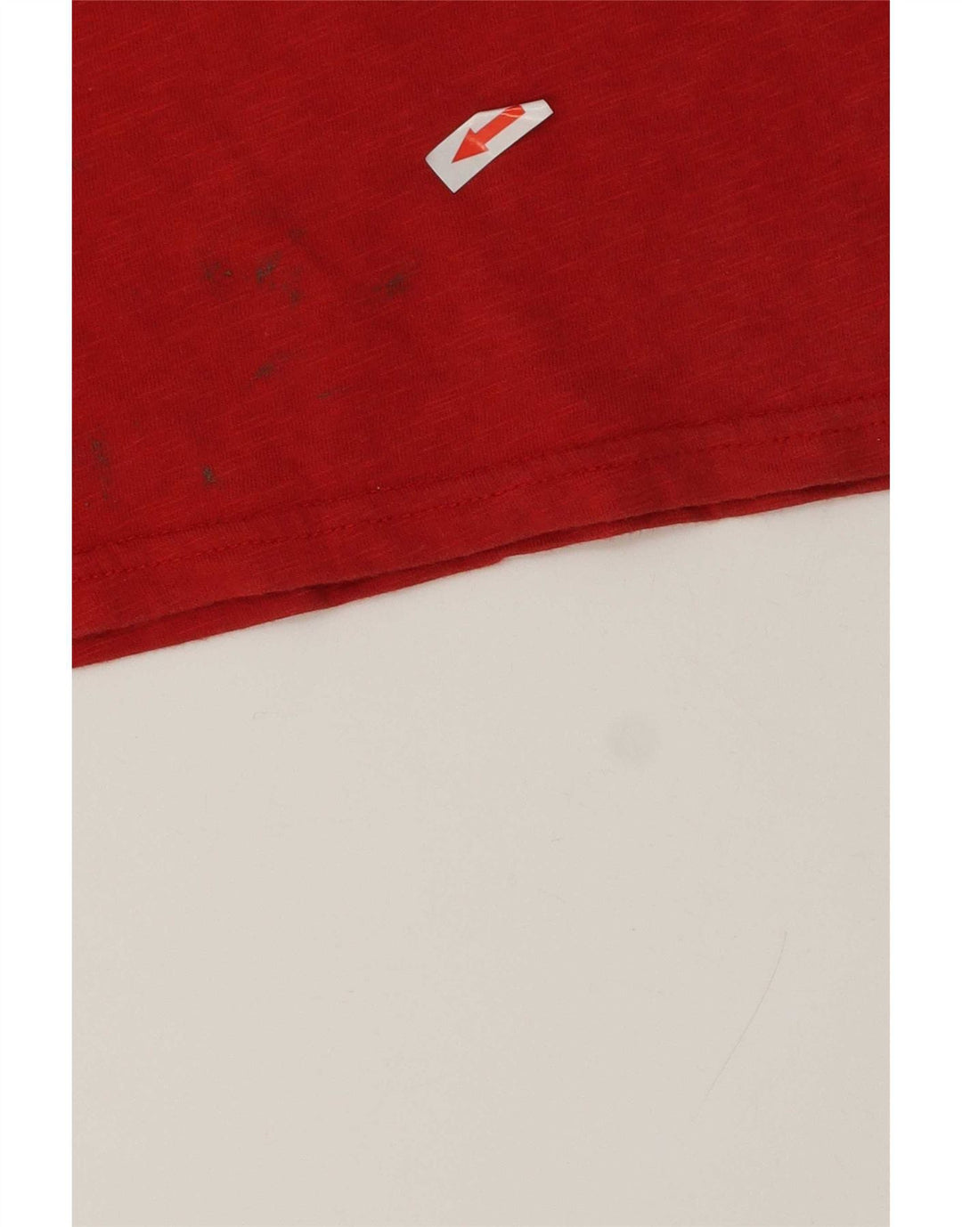 Camiseta gráfica masculina Fat Face Top 2XL algodão vermelho