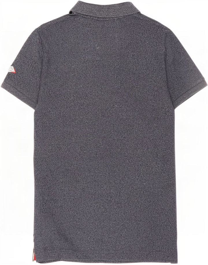 Camisa polo masculina Superdry Regular Fit médio algodão azul marinho