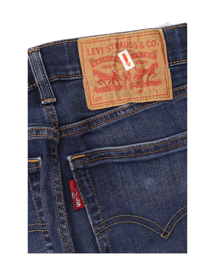 Jeans slim feminino LEVI'S W27 L25 algodão azul