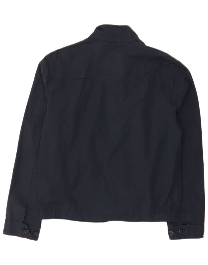 Jaqueta bomber masculina MARKS & SPENCER UK 36 pequena algodão azul marinho