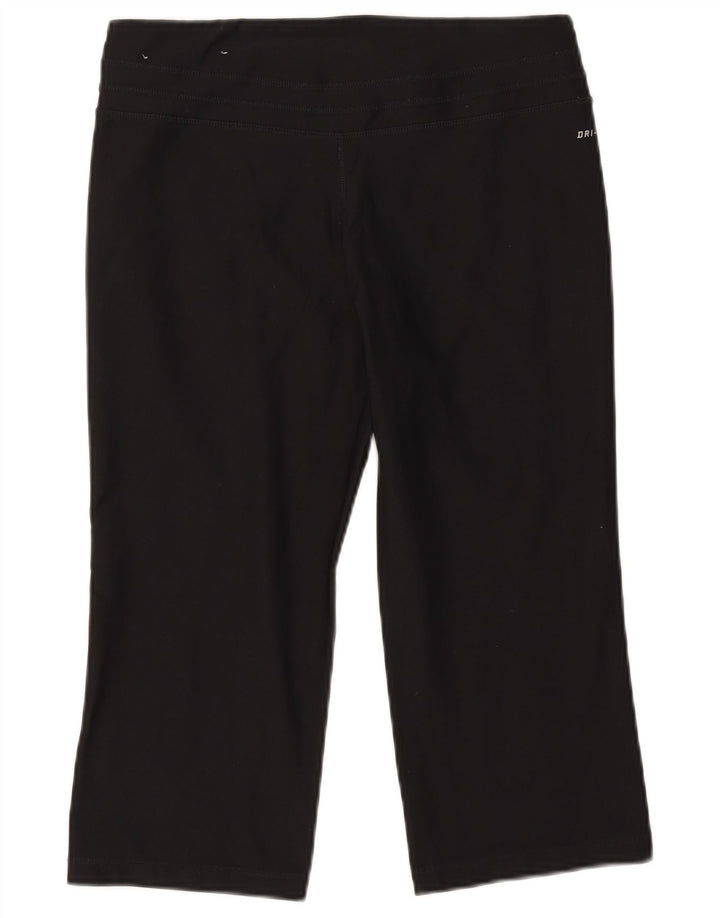Calça Nike Dri Fit Capri Feminina UK 14 Médio Preto Poliéster