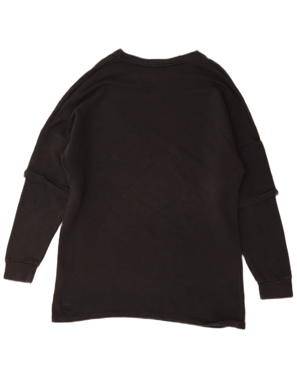 Zara Moletom Masculino Jumper Pequeno Algodão Preto