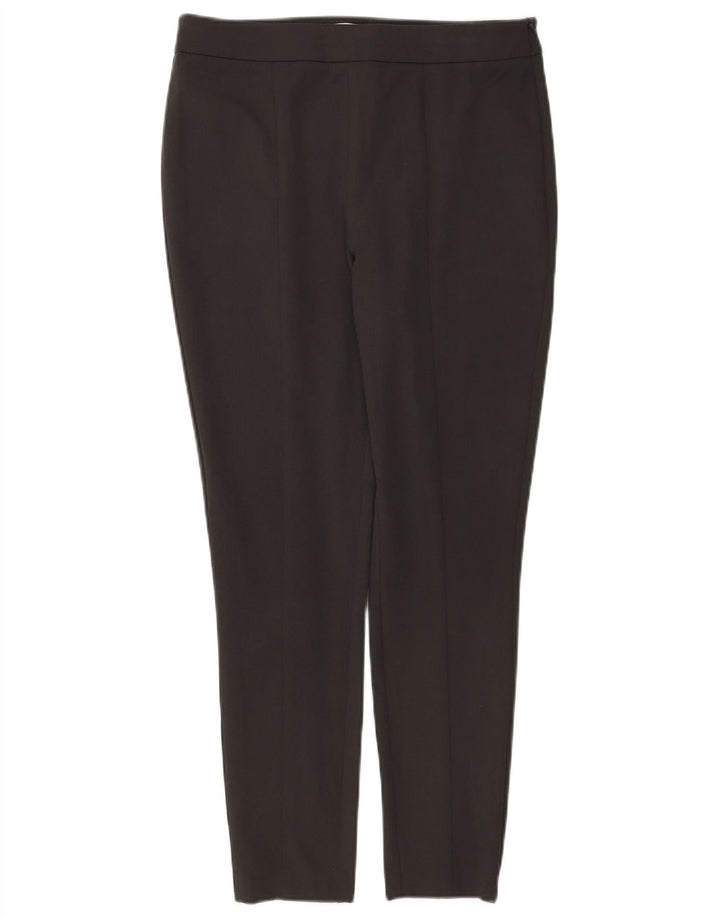 Calça Chino Slim Feminina REISS Reino Unido 12 Médio W30 L28 Poliéster Cinza