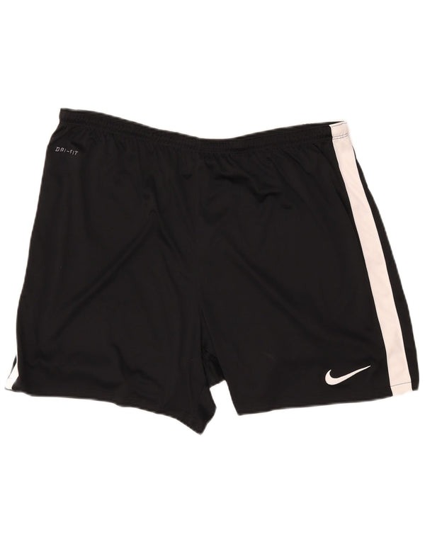 NIKE Masculino Dri Fit Sport Shorts XL Preto Colourblock Poliéster