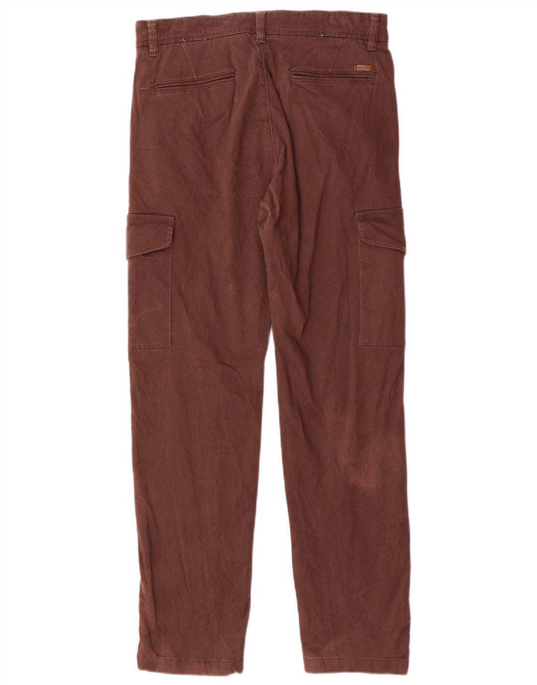 Calça cargo slim masculina Jack & Jones W29 L30 algodão marrom