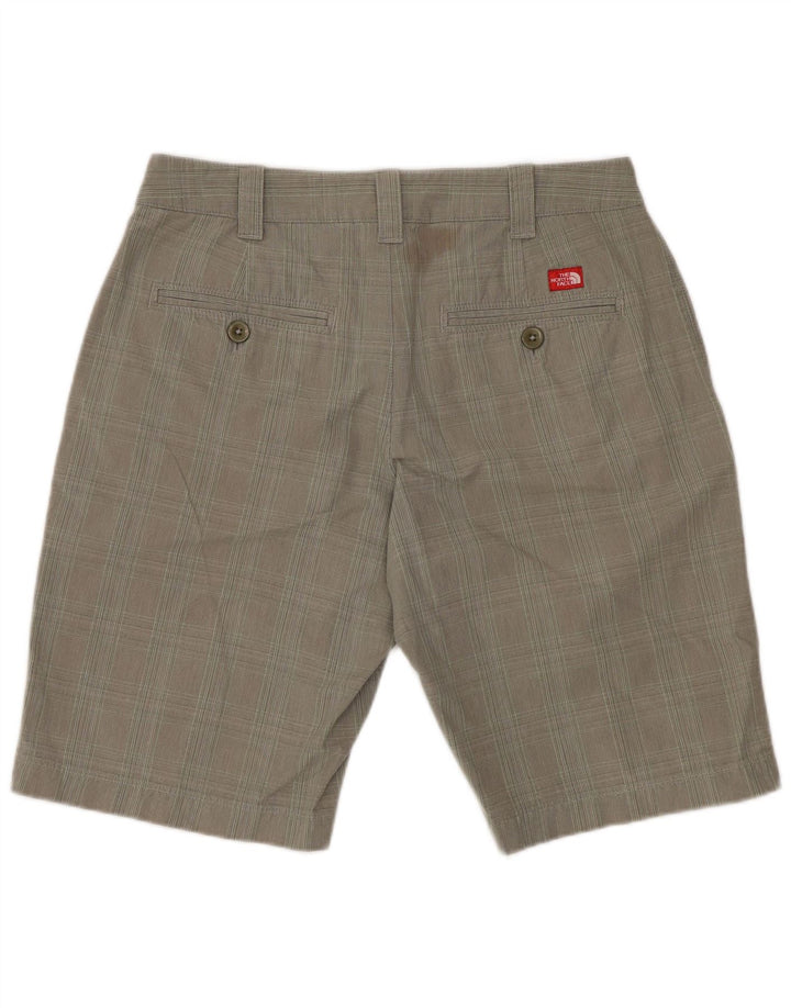 Shorts Chino Feminino Regular Fit The North Face US 4 Pequeno W30 Verde Xadrez