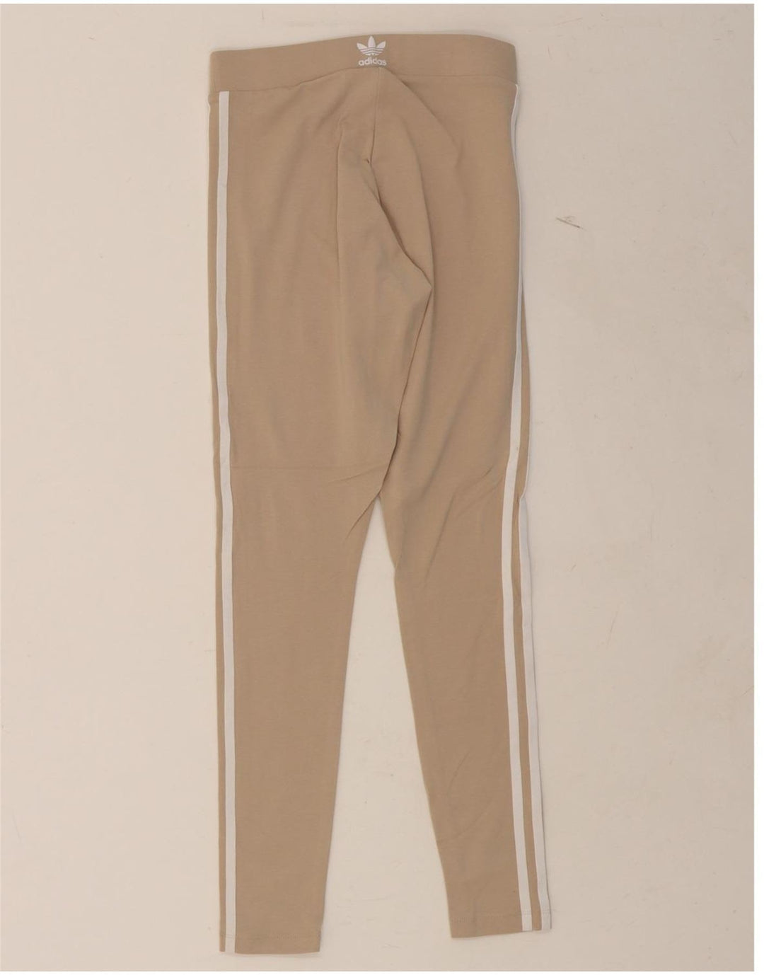 ADIDAS Womens Leggings UK 4/6 XS Beige Cotton Vintage Adidas and Second-Hand Adidas from Messina Hembry 