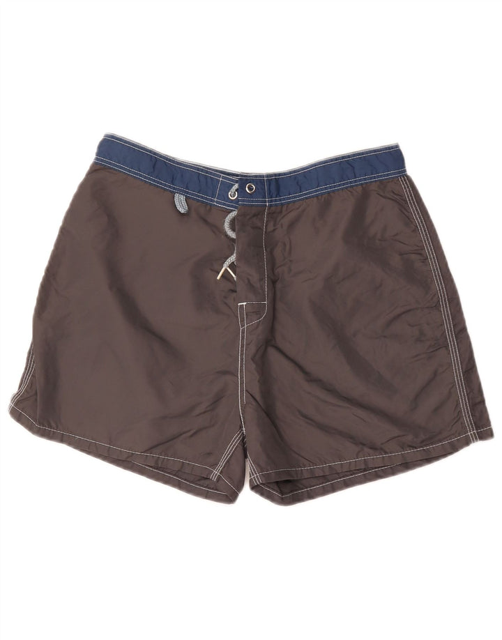 Shorts de natação masculino Sundek pequeno bloco cinza