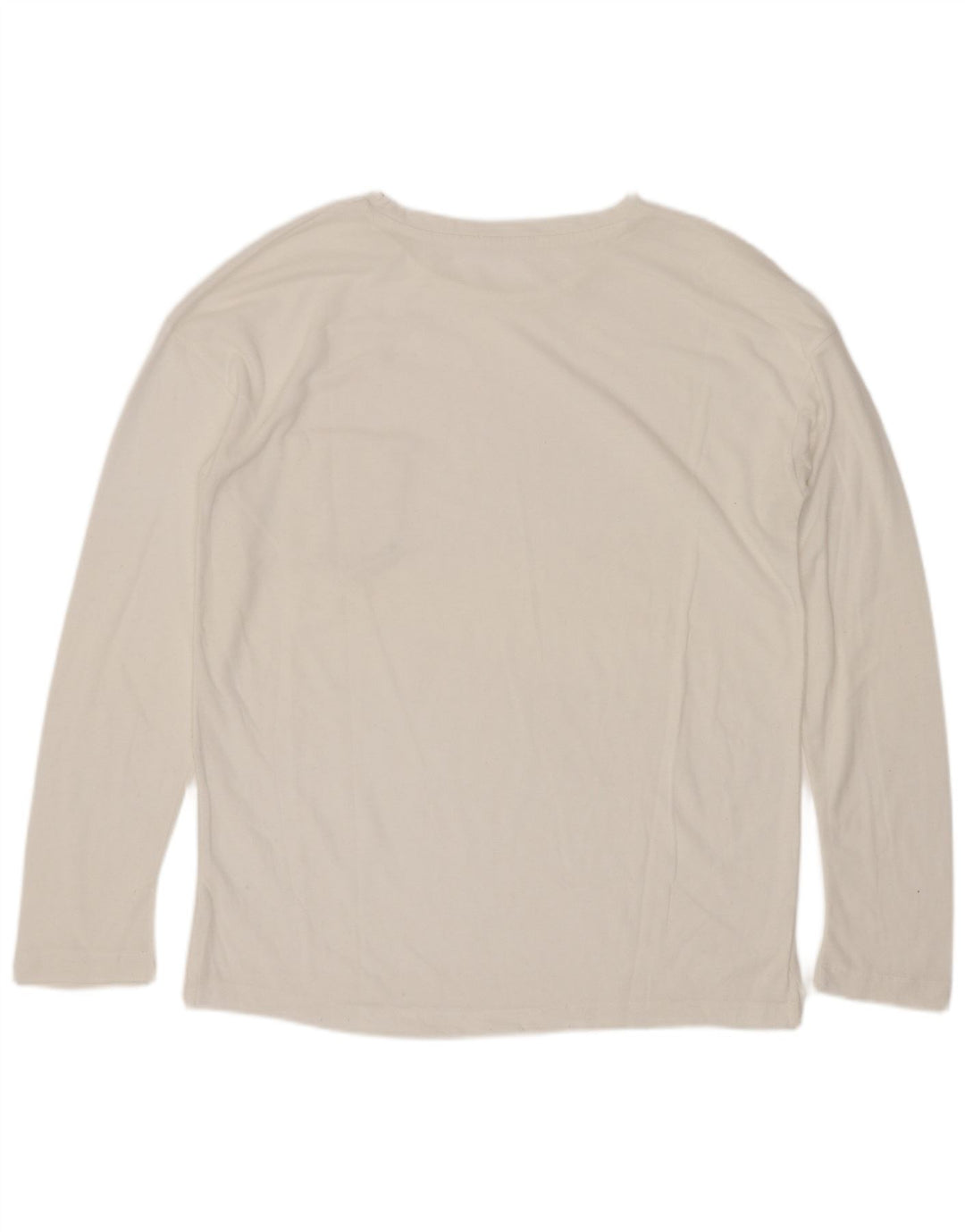Zara Womens Trafaluc Top Manga Longa Reino Unido 10 Pequeno Branco