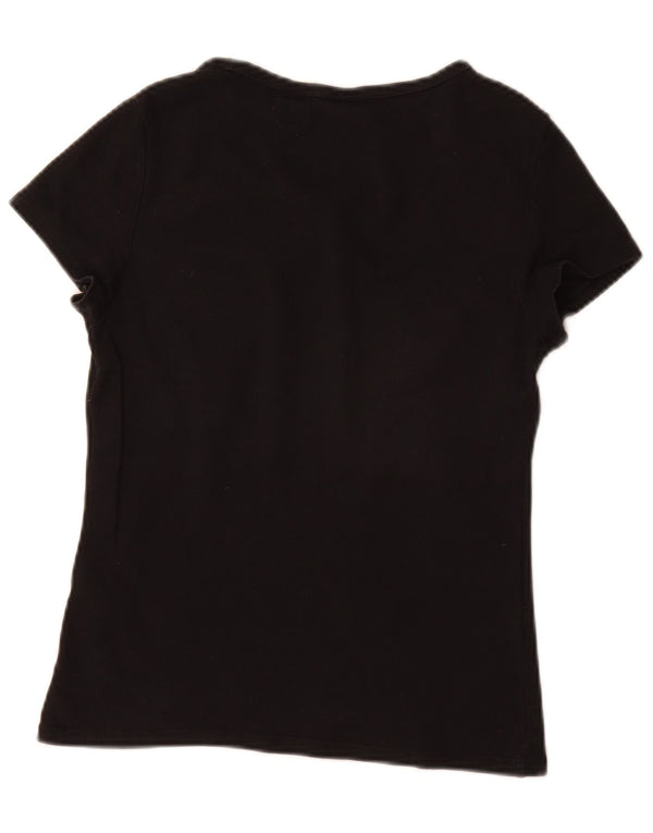 Camiseta feminina Levi's Top UK 12 médio algodão preto