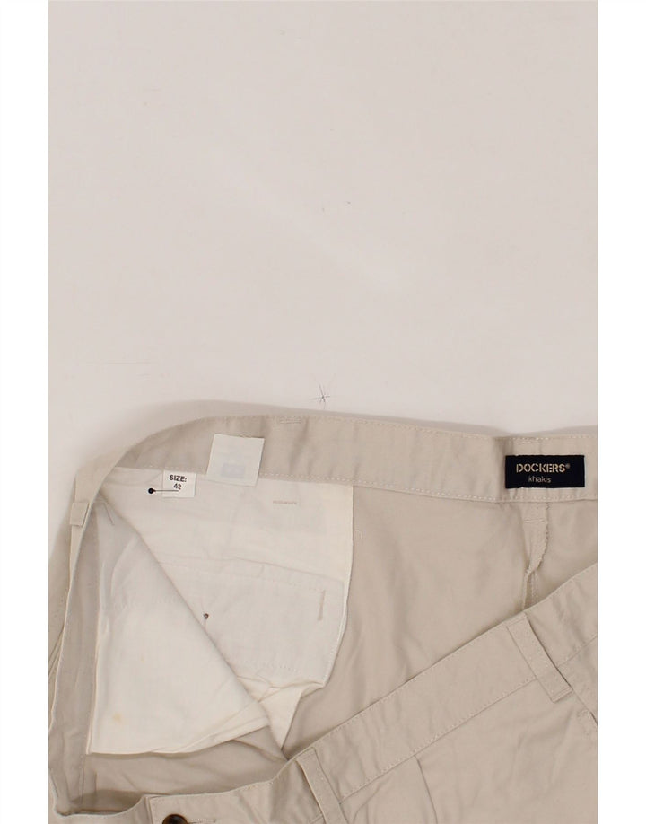 DOCKERS Mens Pegged Chino Shorts W42 2XL Beige Cotton Vintage Dockers and Second-Hand Dockers from Messina Hembry 