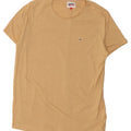 TOMMY HILFIGER Mens T-Shirt Top Large Beige Cotton Vintage Tommy Hilfiger and Second-Hand Tommy Hilfiger from Messina Hembry 