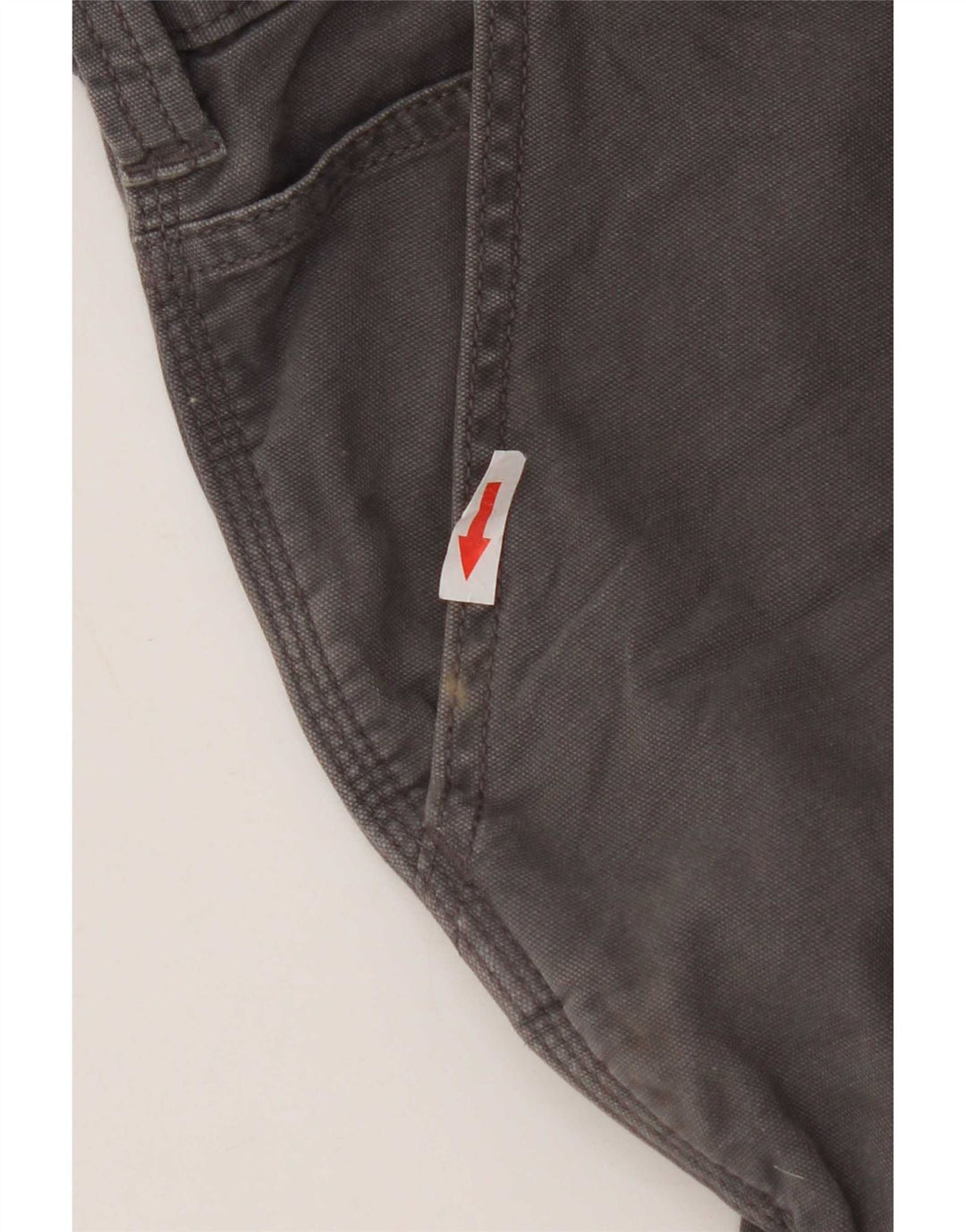 Calça cargo feminina Carhartt com ajuste relaxado W30 L30 algodão cinza