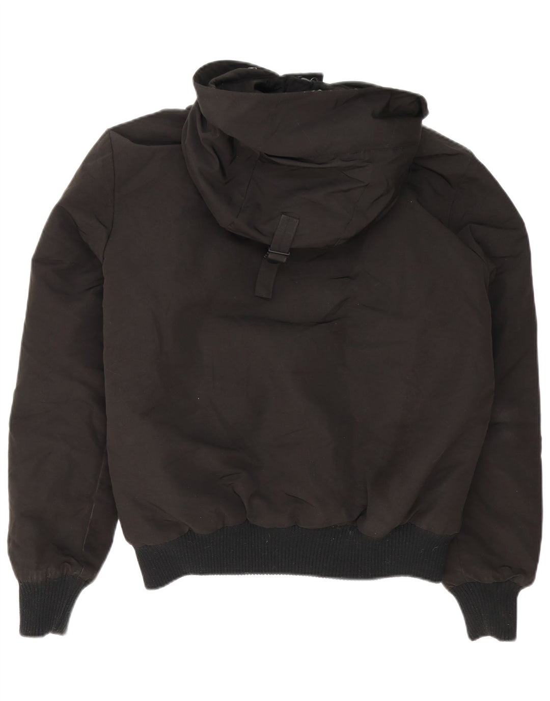 Jaqueta bomber masculina SUPERDRY com capuz UK 38 nylon preto médio