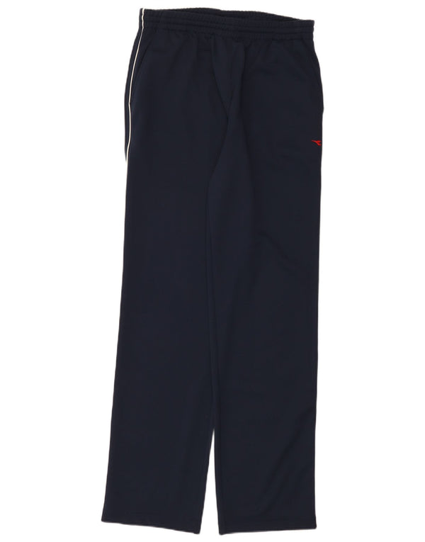 Calça de treino feminina Diadora UK 16 grande poliéster azul marinho
