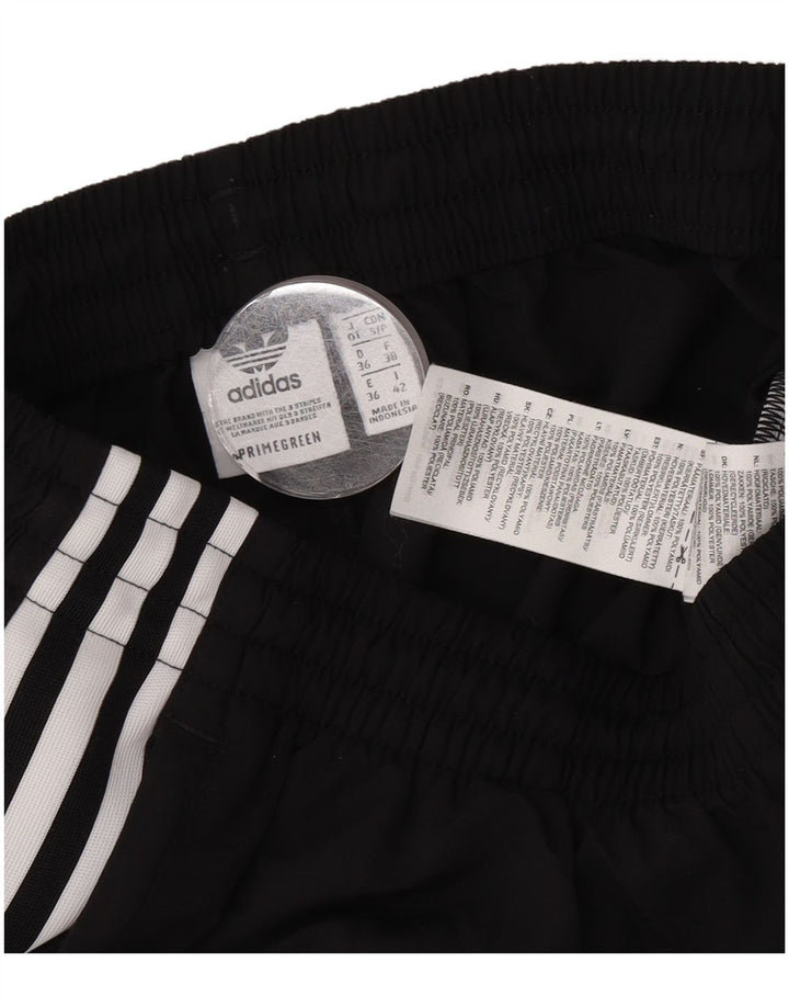Adidas Womens Tracksuit Calças Joggers UK 10 Pequeno Poliéster Preto