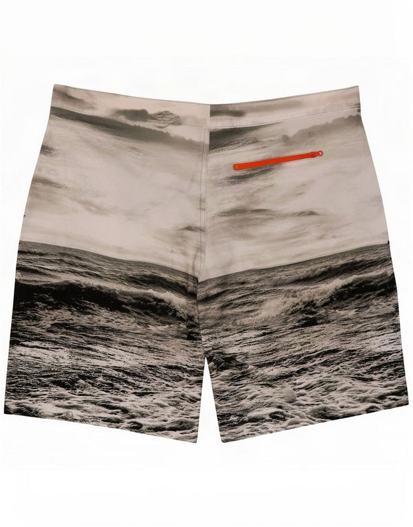 Mountain Warehouse Mens Graphic Natação Shorts 2XL Poliéster Cinza