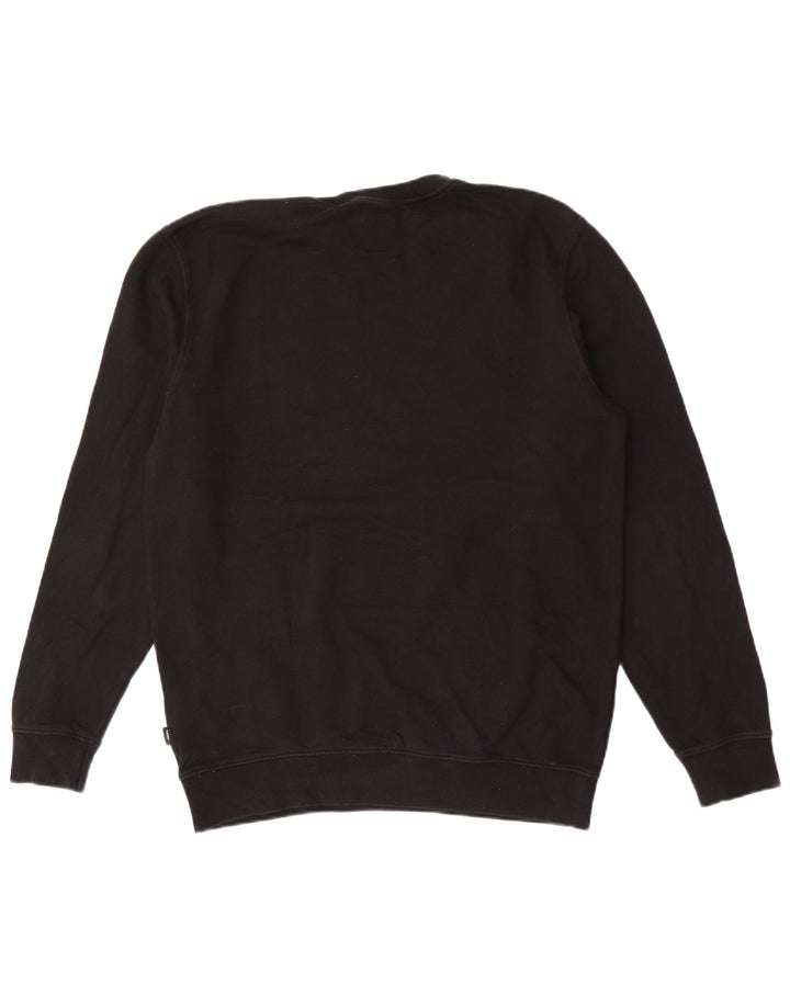 Vans masculino gráfico moletom jumper médio preto algodão