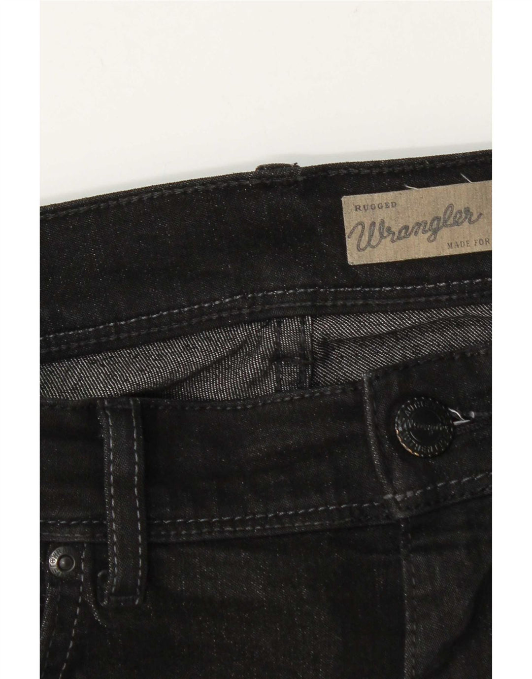 Wrangler Masculino Rugged Straight Jeans W32 L33 Preto