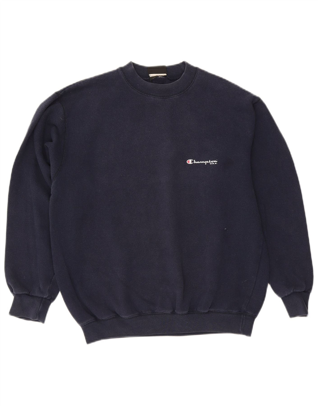 Champion moletom masculino jumper médio azul marinho