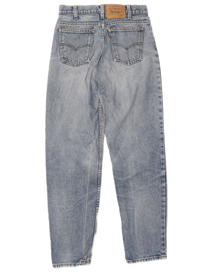 Jeans cônicos femininos LEVI'S W28 L30 algodão azul