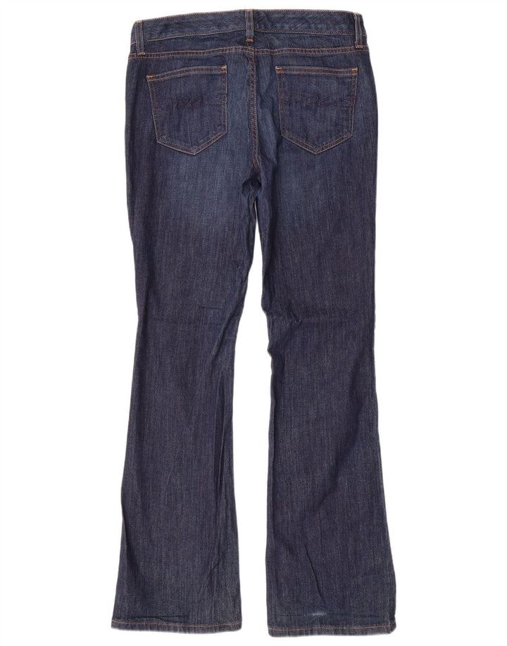 Jeans feminino Tommy Hilfiger cintura baixa bootcut US 8 médio W32 L32 azul marinho