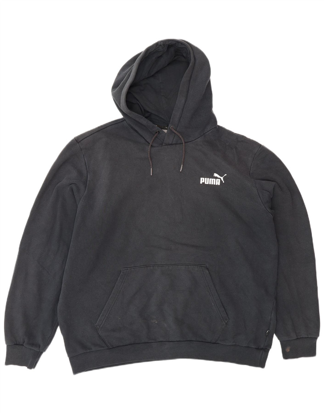 Puma Mens Hoodie Jumper XL Algodão Preto