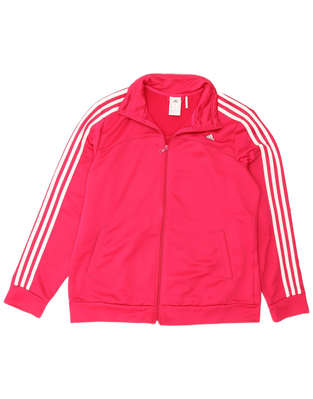 Adidas Mulher Climalite Tracksuit Top Jacket UK 20/22 XL Rosa Poliéster