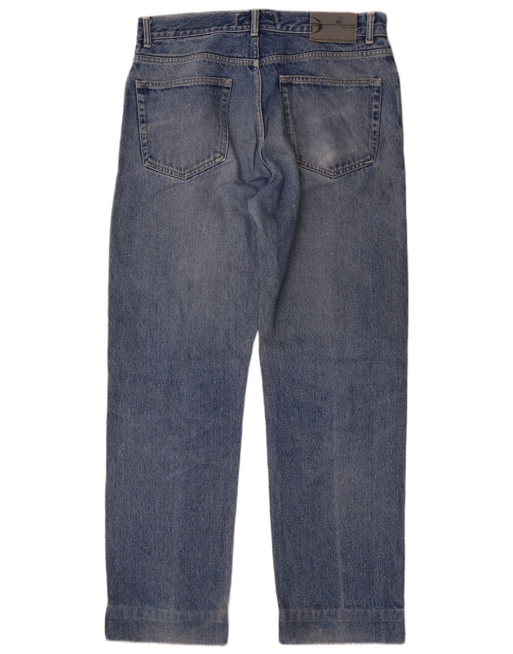 SERGIO TACCHINI Jeans reto masculino W34 L32 algodão azul