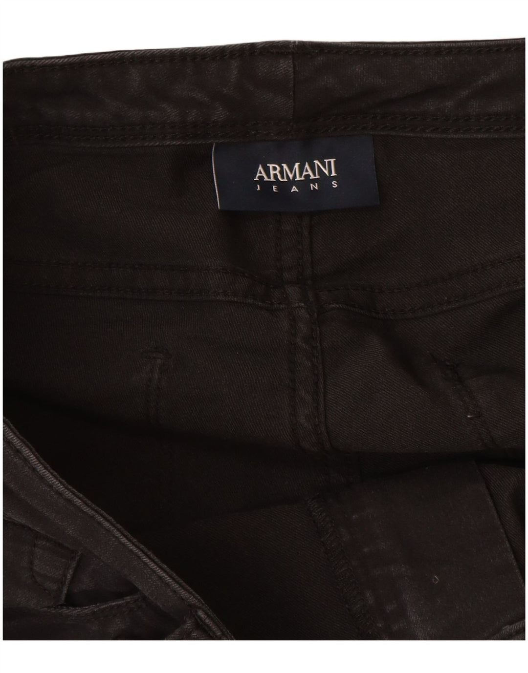 ARMANI Jeans Slim Feminino W30 L27 Algodão Preto