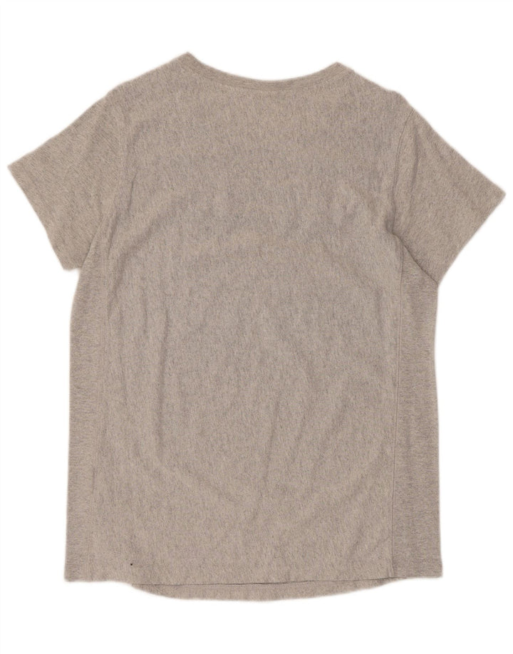 Camiseta masculina estampada Champion grande algodão cinza