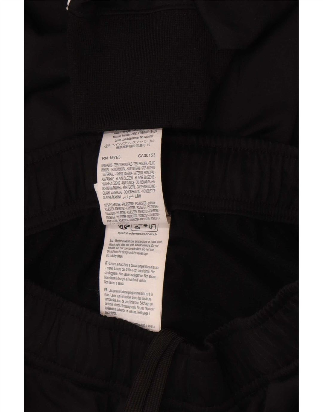 Calça de treino masculina Champion Joggers pequeno poliéster preto