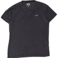 Camiseta masculina Hollister Top pequeno algodão azul marinho