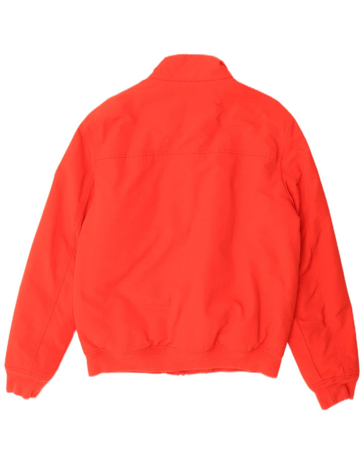 Jaqueta bomber masculina Tommy Hilfiger UK 36 pequena poliamida vermelha