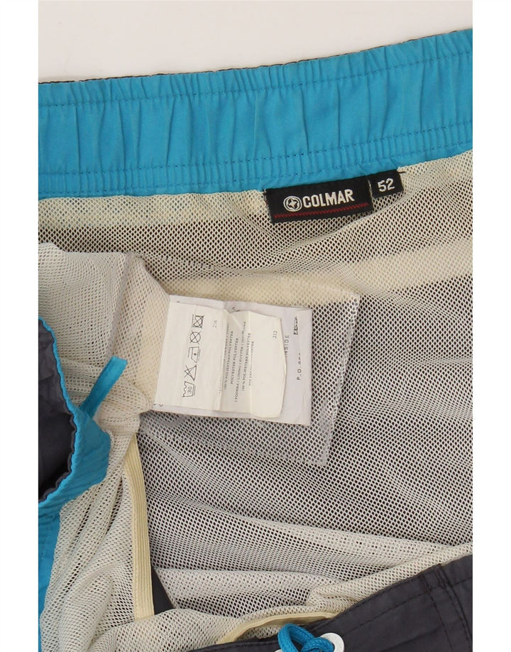 Calções de banho masculinos Colmar EU 52 XL azul marinho poliéster colorblock
