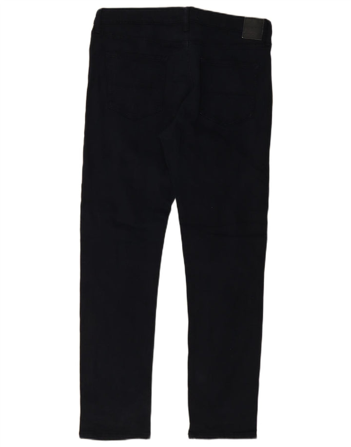 Marks & Spencer Mens Slim Jeans W36 L33 Azul Marinho Algodão