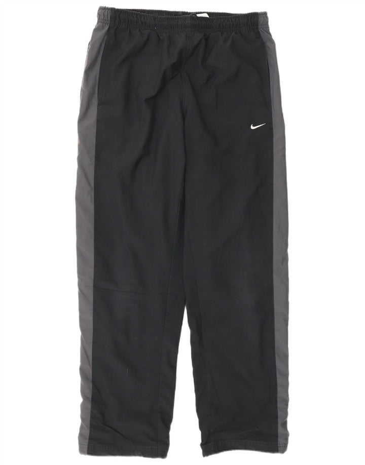 Calça de treino masculina Nike médio preto colorblock poliéster